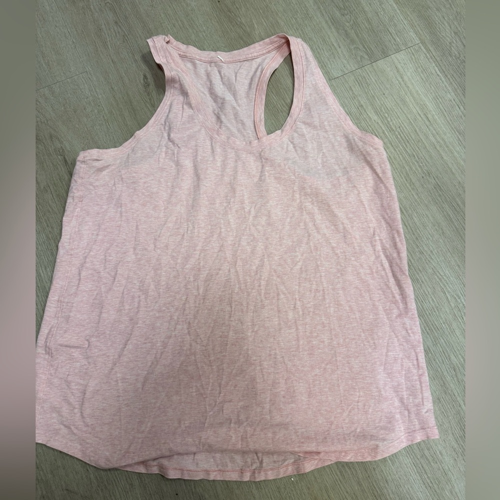 Lululemon Light Pink Tank Top. Cotton feel